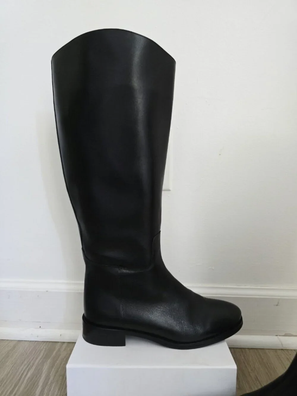 Tuckernuck Black Leather Atelier Equestrian Riding Tall Boots 10.5 Womens